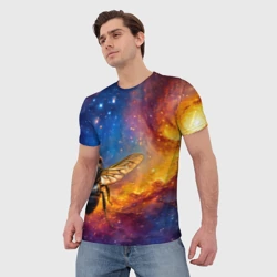 Мужская футболка 3D Муха в космосе - фото 2
