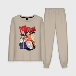 Женская пижама с лонгсливом хлопок Momo Ken Seiko Granny