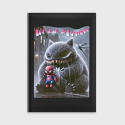 Ежедневник Кот-симбиот и человек паук - мем