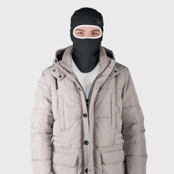 Балаклава 3D Таня - белая надпись вязью - фото 2