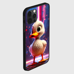 Чехол для iPhone 12 Pro Max Уточка в неоне - фото 2