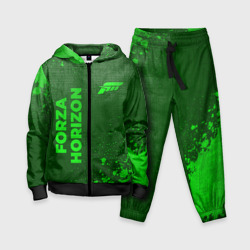 Детский костюм 3D Forza Horizon - green gradient вертикально