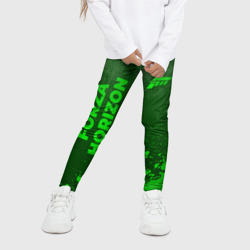 Детские леггинсы 3D Forza Horizon - green gradient вертикально - фото 2