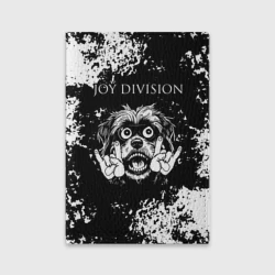 Обложка для паспорта матовая кожа Joy Division рок пес