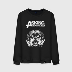 Мужской свитшот хлопок Asking Alexandria rock dog