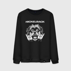 Мужской свитшот хлопок Nickelback rock dog