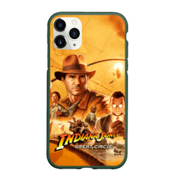 Чехол для iPhone 11 Pro Max матовый Персонажи Indiana Jones and the great circle