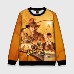 Детский свитшот 3D Персонажи Indiana Jones and the great circle