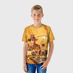 Детская футболка 3D Персонажи Indiana Jones and the great circle - фото 2
