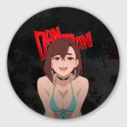 Круглый коврик для мышки Momo boobs