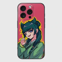 Чехол для iPhone 16 Pro Max силиконовый с защитой камеры Монолог фармацевта - Маомао