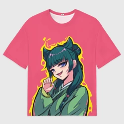 Женская футболка oversize 3D Монолог фармацевта - Маомао