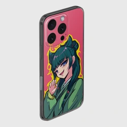 Чехол для iPhone 16 Pro Max силиконовый с защитой камеры Монолог фармацевта - Маомао - фото 2