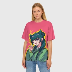 Женская футболка oversize 3D Монолог фармацевта - Маомао - фото 2