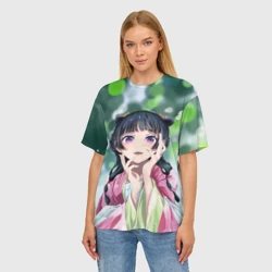 Женская футболка oversize 3D Монолог фармацевта - травница Маомао - фото 2