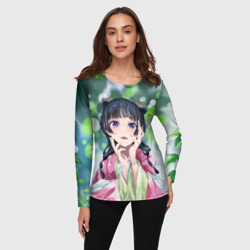 Женский лонгслив 3D Монолог фармацевта - травница Маомао - фото 2