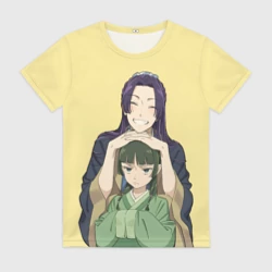 Женская футболка 3D Джинши и Маомао - монолог фармацевта