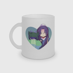 Кружка матовая стеклянная Jinshi and Xiaomao - The Apothecary Diaries