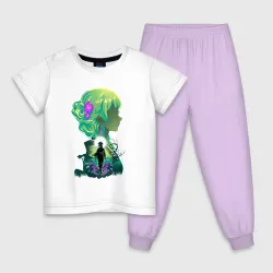 Детская пижама с белой футболкой Сяомао силуэт - Монолог фармацевта