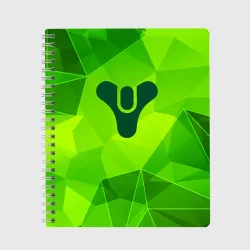 Тетрадь Destiny green poly