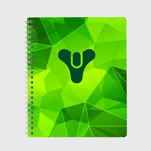 Тетрадь Destiny green poly