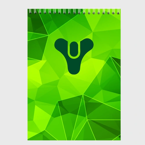 Скетчбук Destiny green poly