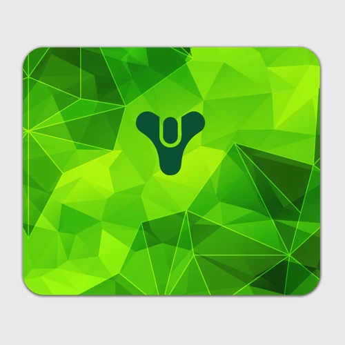 Прямоугольный коврик для мышки Destiny green poly