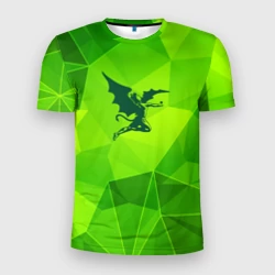 Мужская футболка 3D Slim Black Sabbath green poly