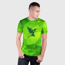 Мужская футболка 3D Slim Black Sabbath green poly - фото 2