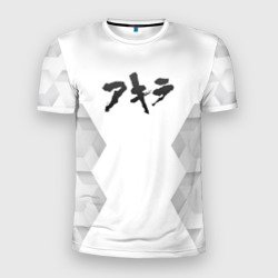 Мужская футболка 3D Slim Akira white poly