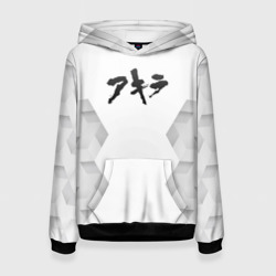 Женская толстовка 3D Akira white poly