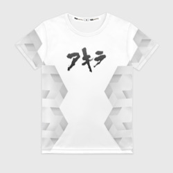 Женская футболка 3D Akira white poly