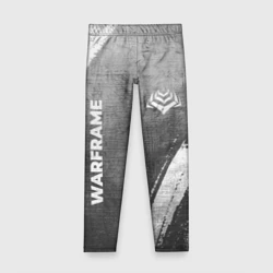 Детские леггинсы 3D Warframe - grey gradient вертикально