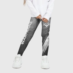 Детские леггинсы 3D Warframe - grey gradient вертикально - фото 2