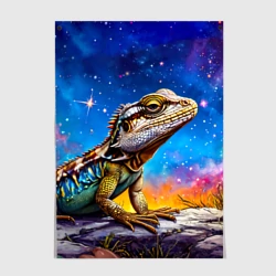 Постер Ящерица в космосе