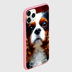 Чехол для iPhone 11 Pro Max матовый Кавалер-кинг-чарльз-спаниель - фото 2