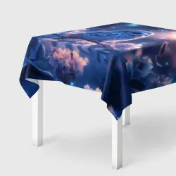Скатерть 3D Сова под луной
