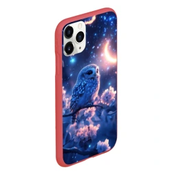 Чехол для iPhone 11 Pro Max матовый Сова под луной - фото 2