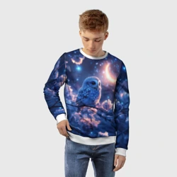 Детский свитшот 3D Сова под луной - фото 2