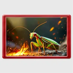 Магнит 45*70 Богомол в огне