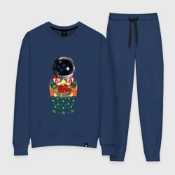 Женский костюм хлопок Матрёшка космонавт