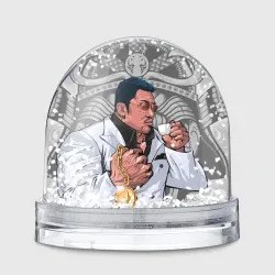 Игрушка Снежный шар Ма Дон Сок - якудза с капучино 