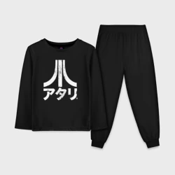 Детская пижама с лонгсливом хлопок Atari retro japan logo