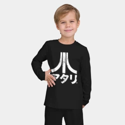 Детская пижама с лонгсливом хлопок Atari retro japan logo - фото 2