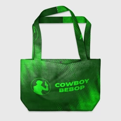 Пляжная сумка 3D Cowboy Bebop - green gradient по-горизонтали