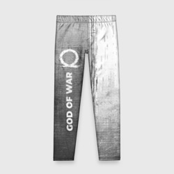 Детские леггинсы 3D God of War - grey gradient по-вертикали