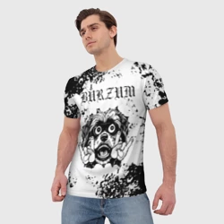 Мужская футболка 3D Burzum - рок пес - фото 2