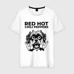 Мужская футболка хлопок Red Hot Chili Peppers - rock dog