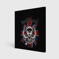 Холст квадратный Motorhead england flag
