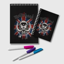 Блокнот Motorhead england flag
